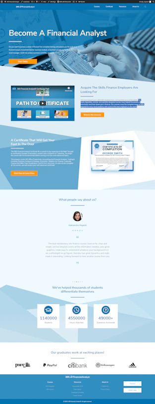365 Financial Analyst Practical Market oriented Online Courses For 